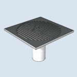 The Floor Waste in 3D in some selected styles